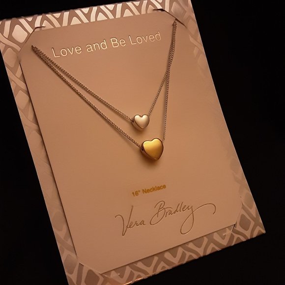 Vera Bradley - Love And Be Loved Necklace- NWT 16" - Picture 1 of 3